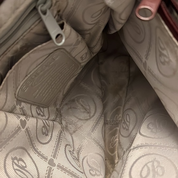 Brighton, Brown crocodile, print, leather shoulder bag - Picture 11 of 12